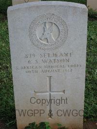 Dar Es Salaam War Cemetery - Watson, C S